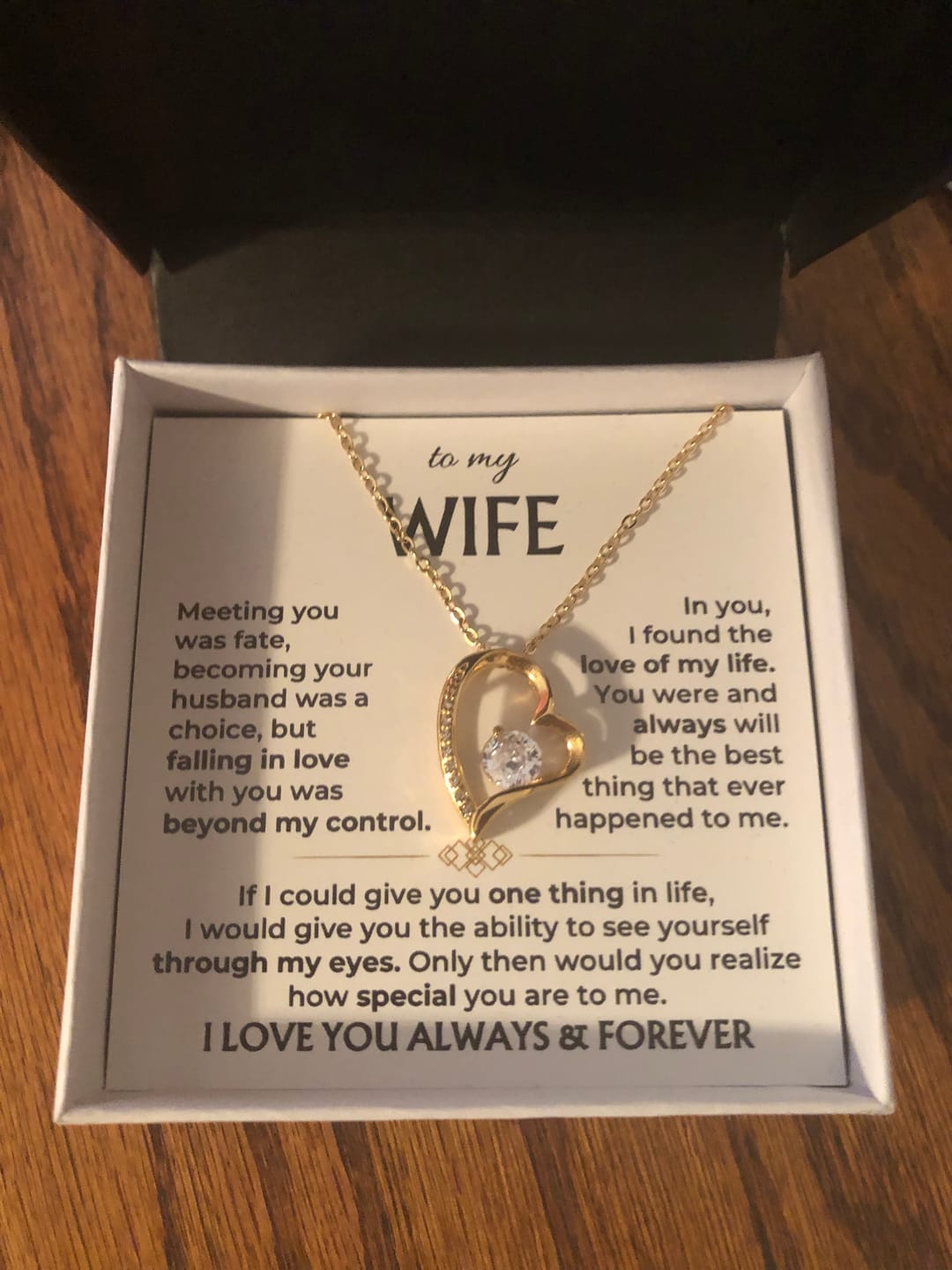 Customer photo review of For the Love of My Life 💞 — The Words I Could Never Say Out Loud