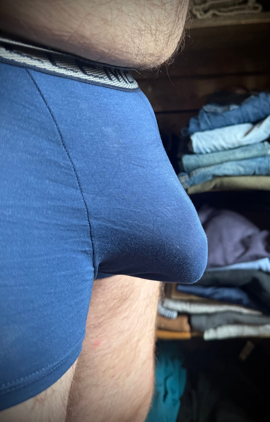 Customer photo review of Aoelemen 3 Pack Men's Large Ball Support Pouch Unerwear