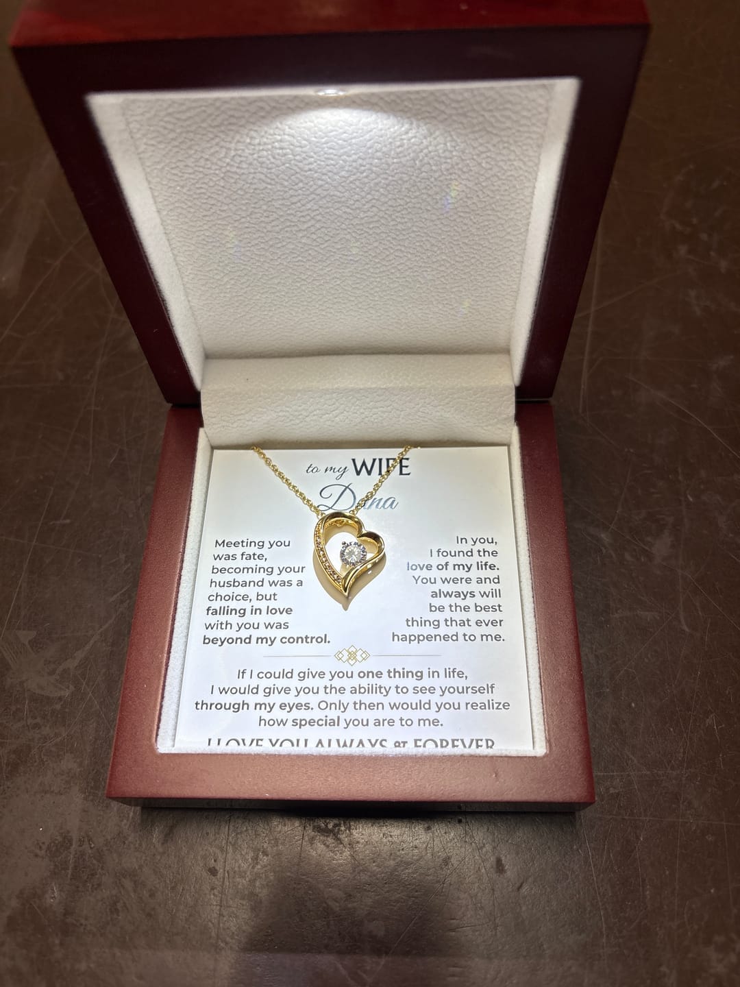 Customer photo review of For the Love of My Life 💞 — The Words I Could Never Say Out Loud