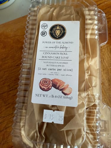 Customer photo review of Brunch Just Got Baked Keto Pound Cake Collection