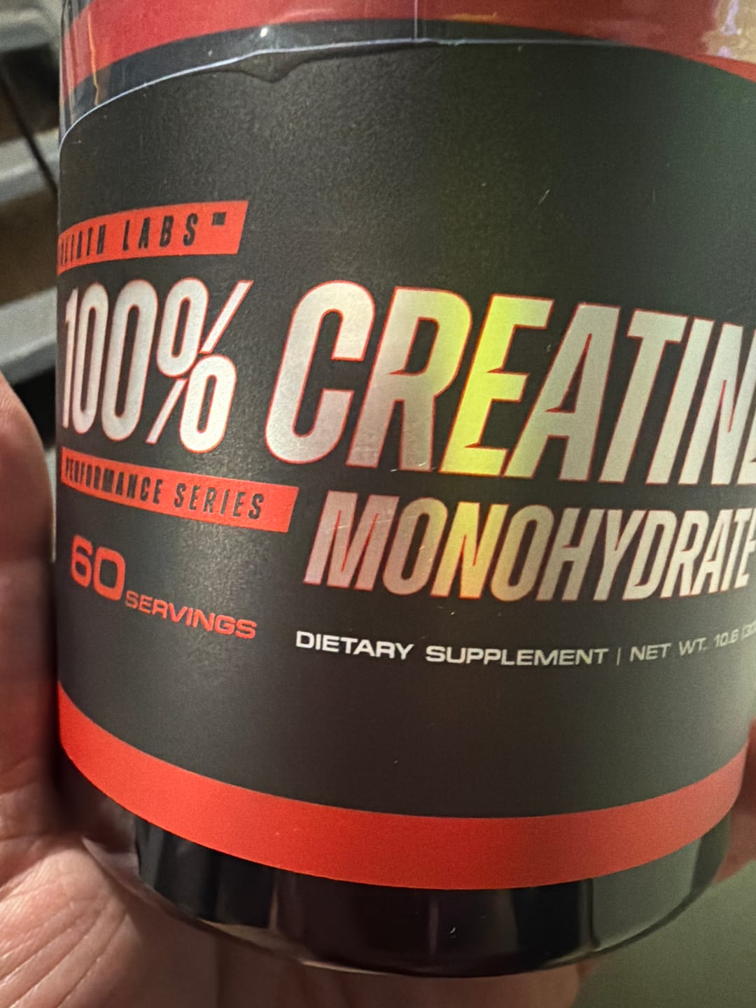 Customer photo review of 100% Creatine