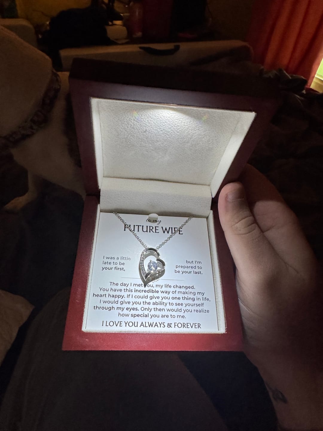 Customer photo review of For the Love of My Life 💞 — The Words I Could Never Say Out Loud