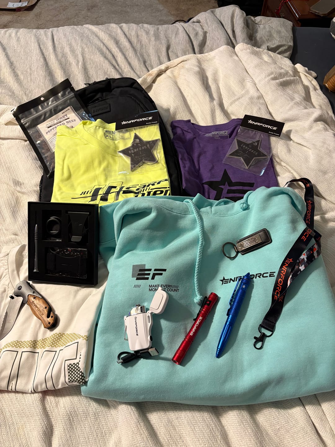 Customer photo review of Mystery Loaded Backpack