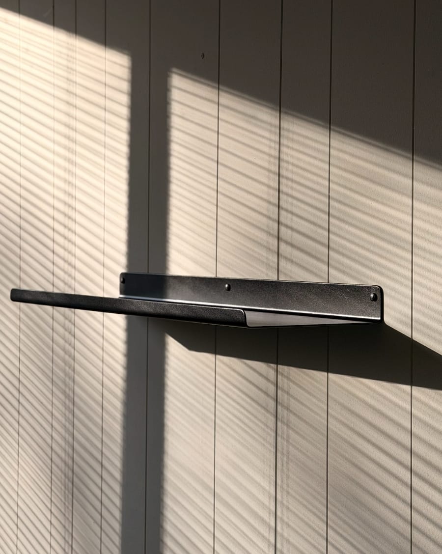 Customer photo review of Metal Floating Shelf U Shape