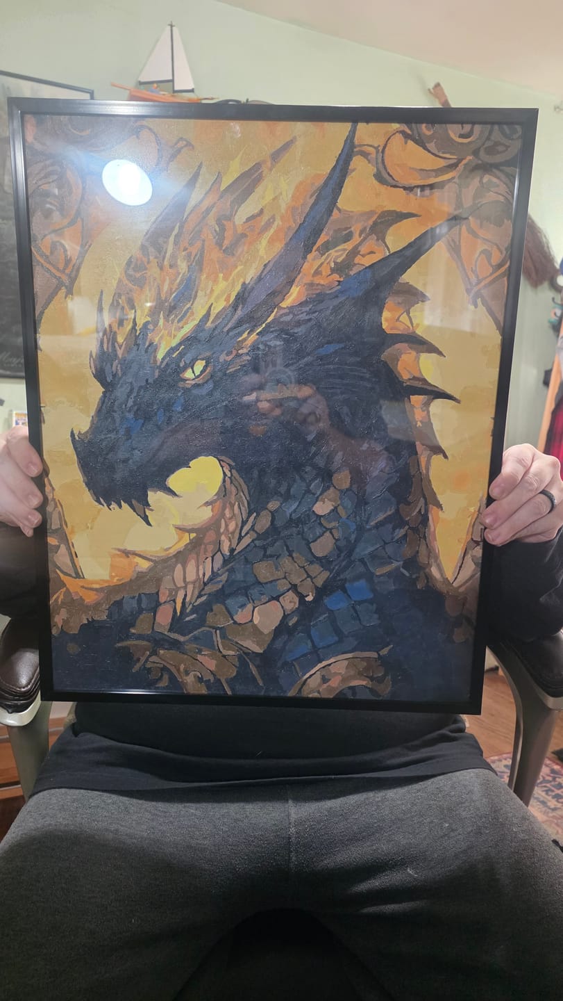 Customer photo review of Dragon Portrait