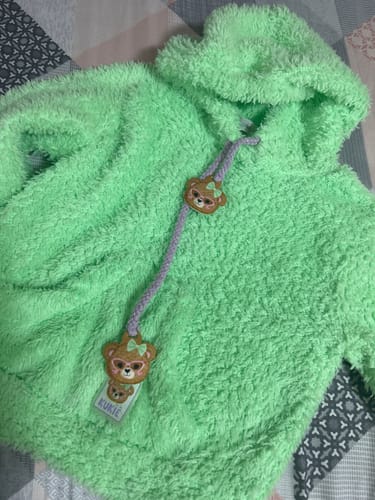 Customer photo review of Conjunto de Blusão em Moletom com Pelúcia e Calça Legging em Termoskin Peluciado 79804 Infanti Infantil Menina