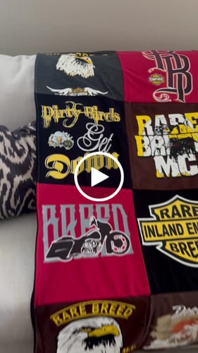 Customer video review of Project Repat T-Shirt Quilt
