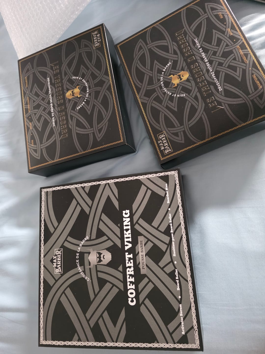 Customer photo review of Les trésors d’Asgard  | Coffret Complet Soin barbe 4-en-1