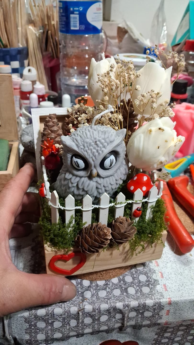 Customer photo review of MECHAS PARA VELAS SIN ENCERAR