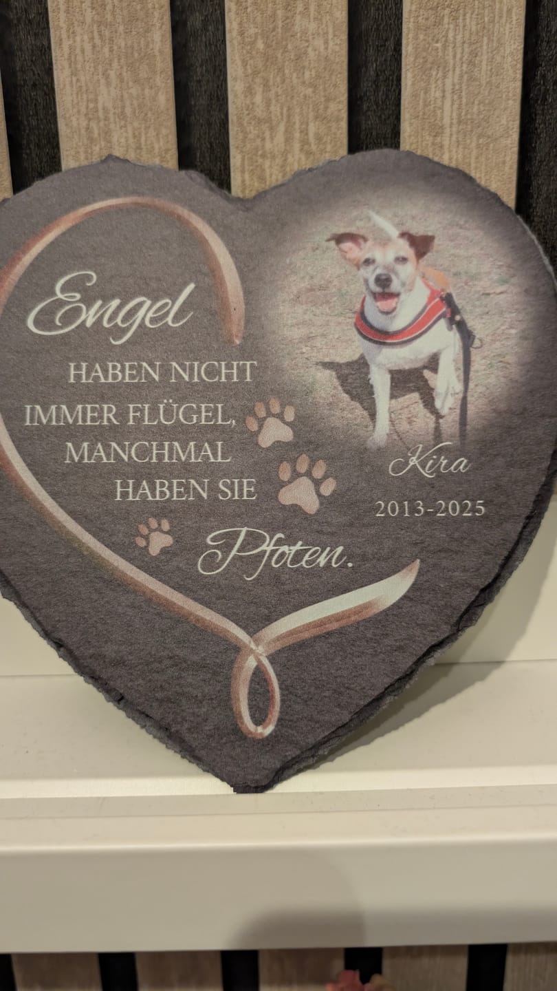 Customer photo review of Geschenkbeutel Schieferherz
