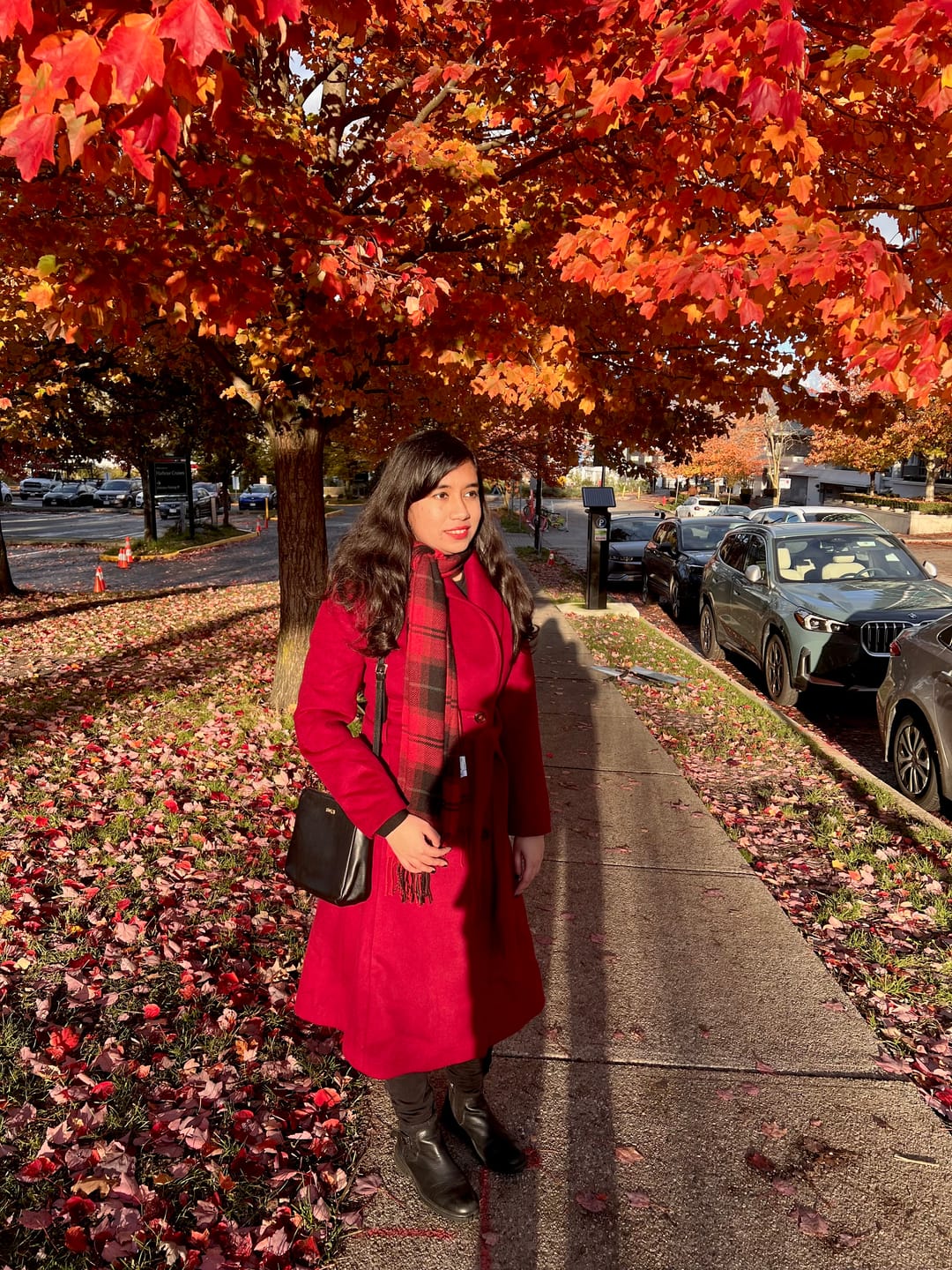 Customer photo review of Angelina Faux Fur Coat