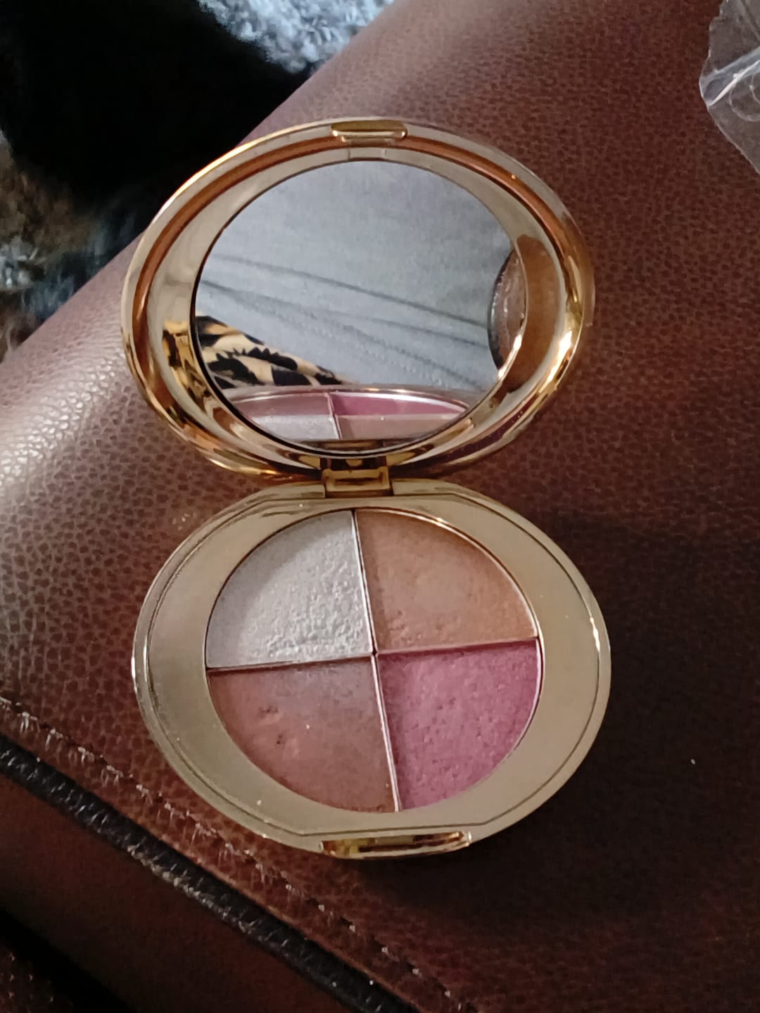 Customer photo review of Glow Gallery Highlighting Eye & Cheek Palette