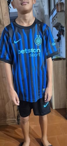 Customer photo review of T-shirt et short Inter pour enfants Home 25/26