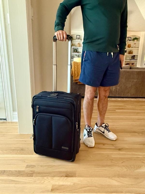 Customer photo review of Flight Essentials Softside Carry-On, Black