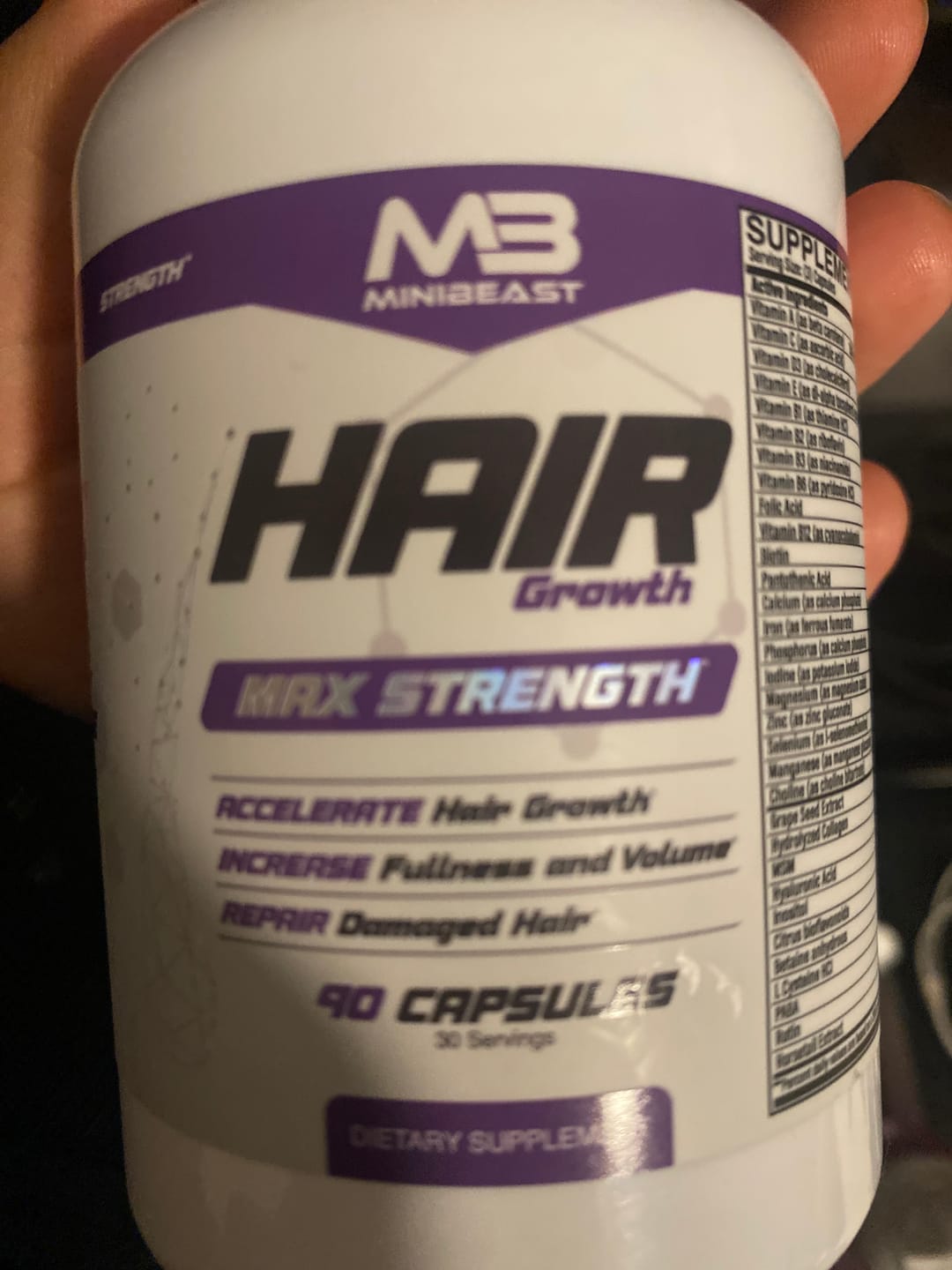 Customer photo review of Hair Growth