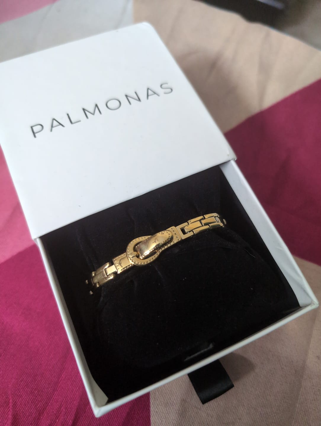 Customer photo review of Rectangular Rhythm Link Bracelet