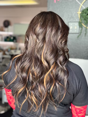 Customer photo review of 100% Virgin Nail U Tip Brown Hair | Discounted Now