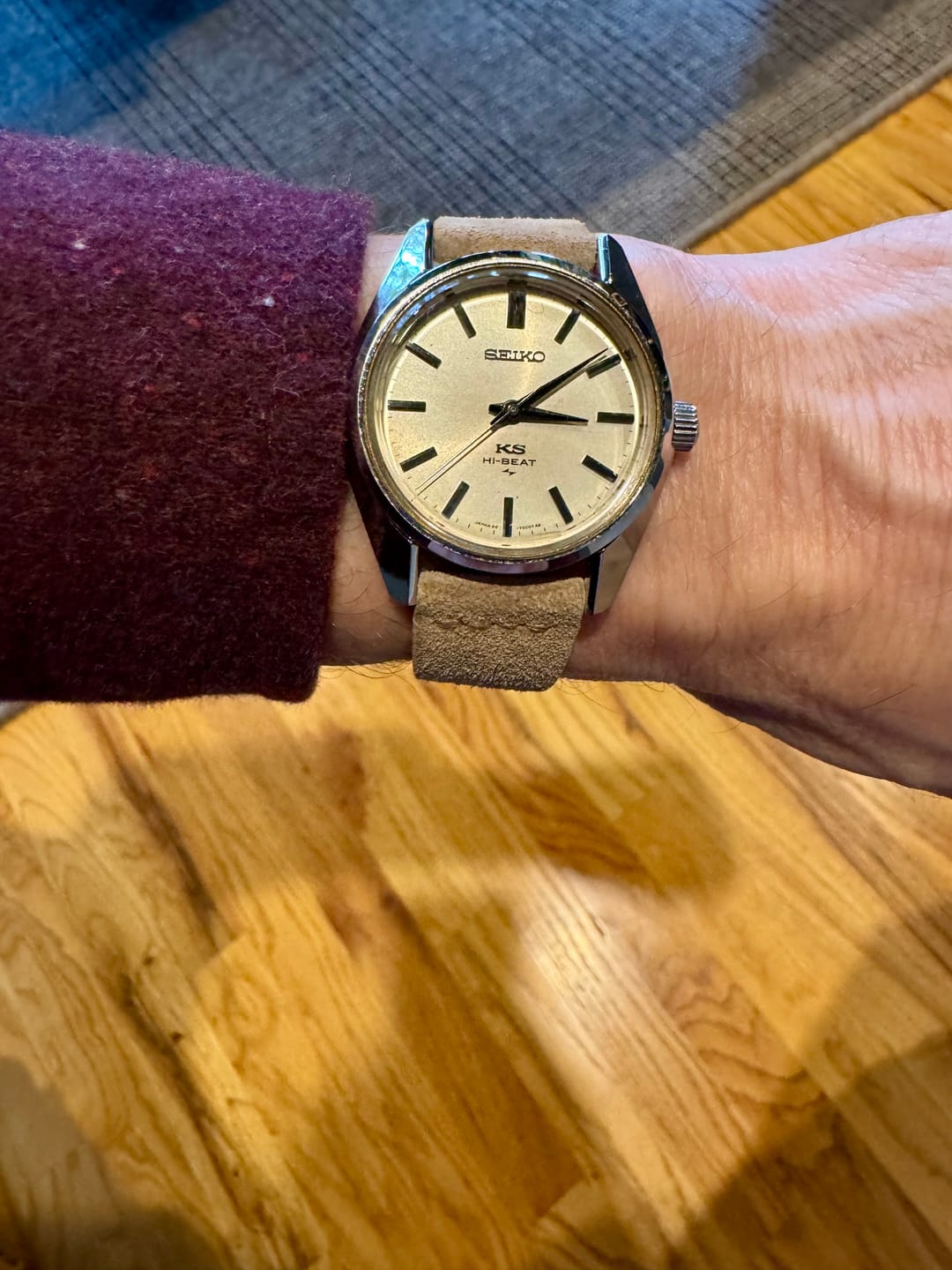 Customer photo review of Dogwood Suede
