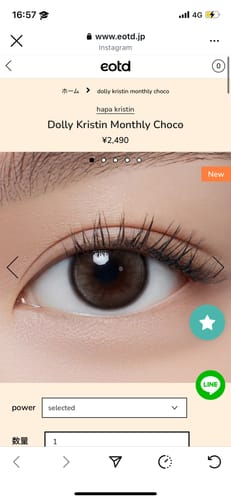 Customer photo review of Dolly Kristin Monthly Choco