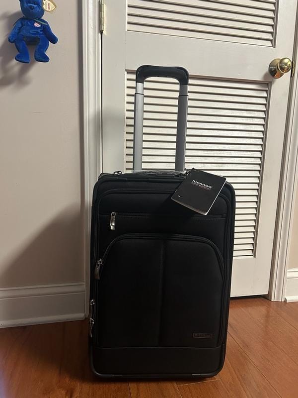 Customer photo review of Flight Essentials Softside Carry-On, Black