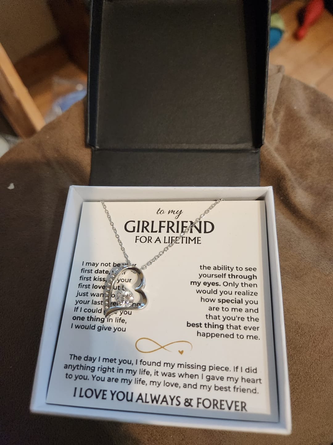 Customer photo review of For the Love of My Life 💞 — The Words I Could Never Say Out Loud