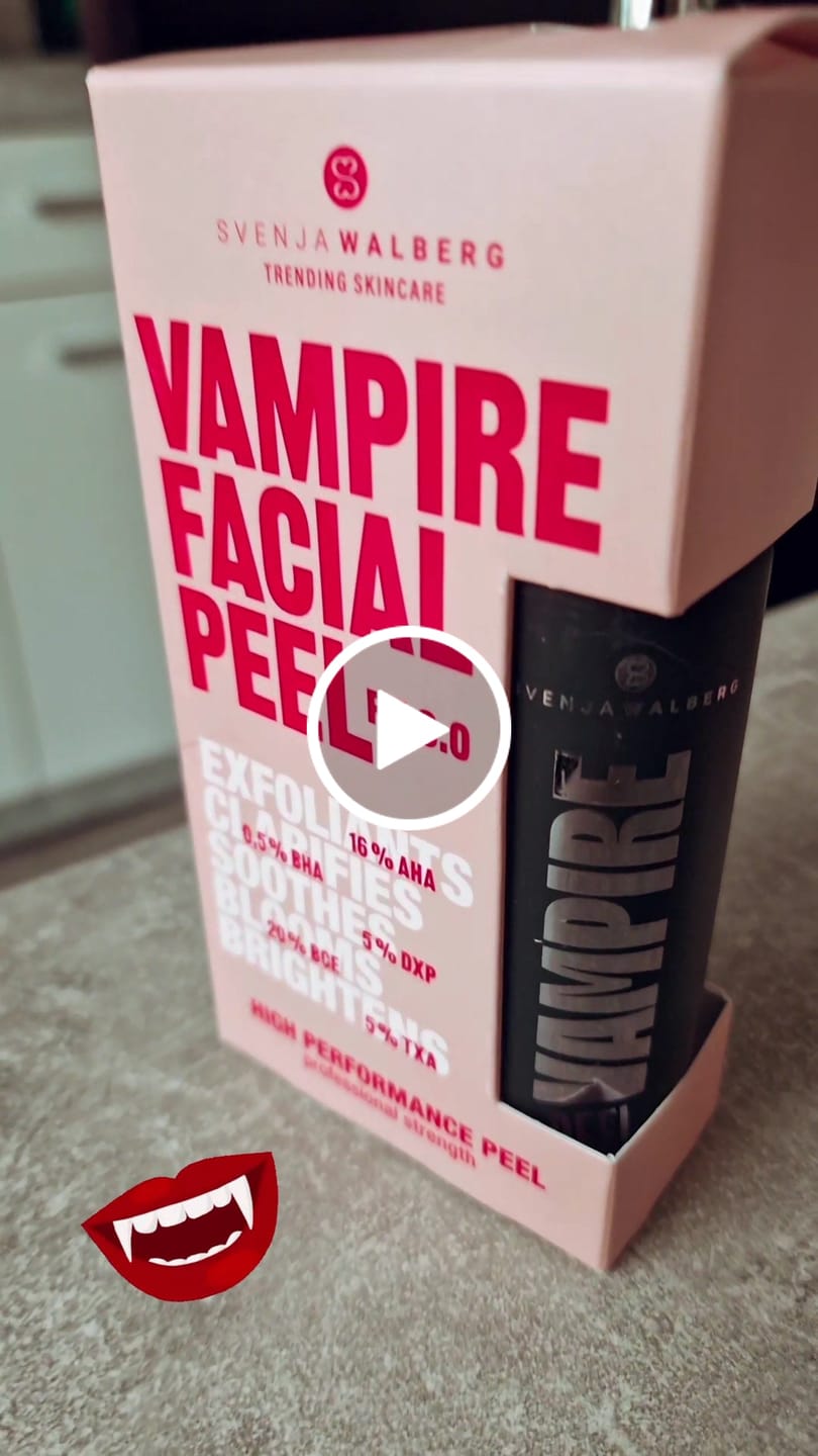 Customer video review of VAMPIRE PEEL® - Fruchtsäurepeeling