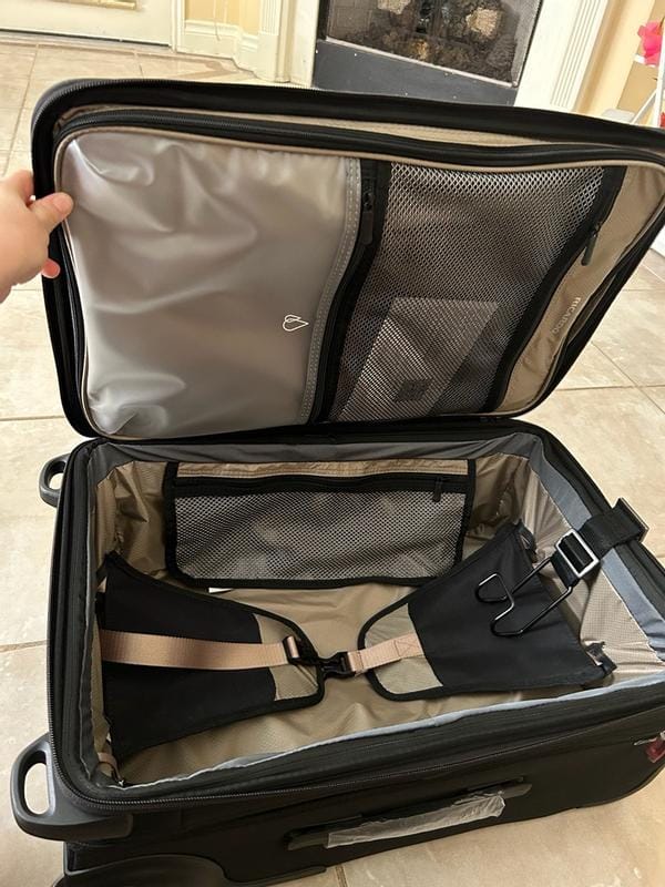 Customer photo review of Flight Essentials Softside Carry-On, Black