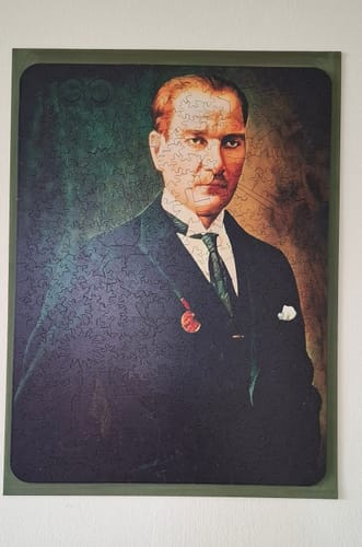 Customer photo review of M. Kemal Atatürk - Ahşap Puzzle