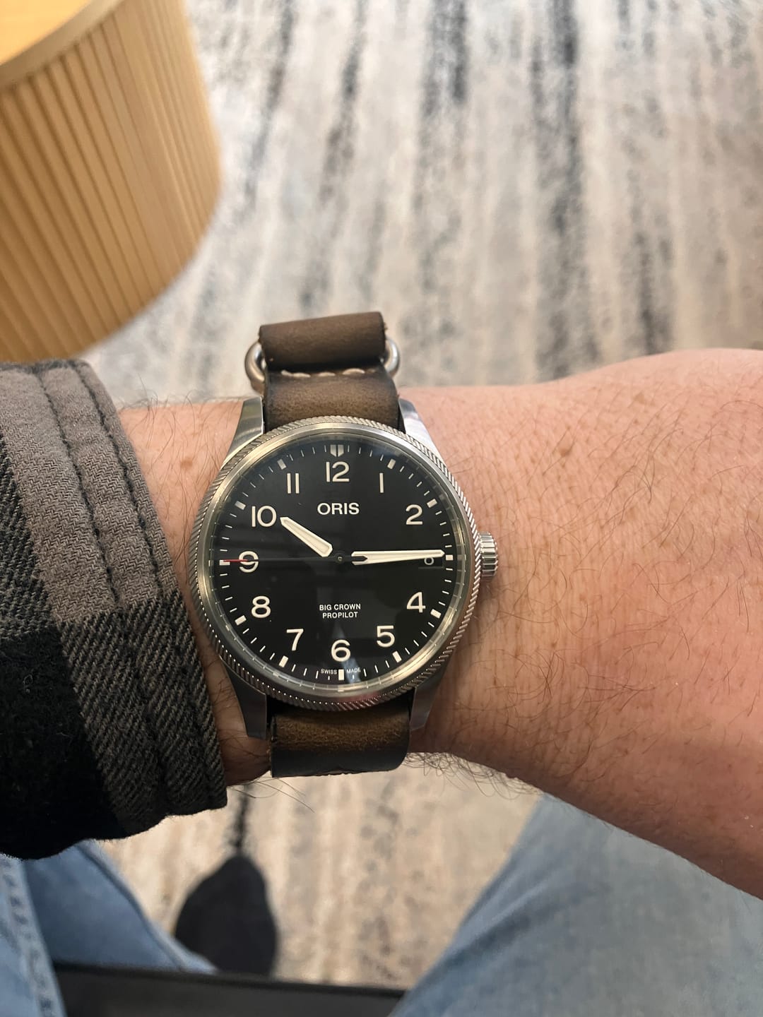 Customer photo review of W.O.E. Leather Single Pass Strap