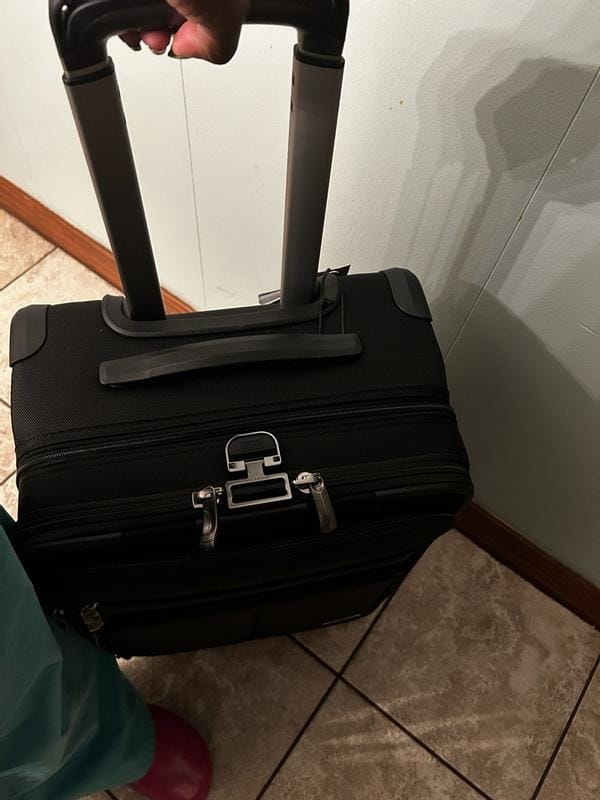Customer photo review of Flight Essentials Softside Carry-On, Black