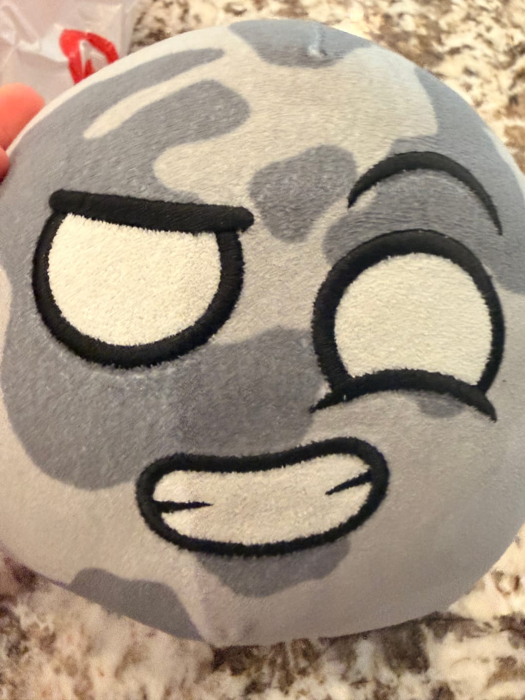 Customer photo review of The SolarBalls Moon Plush