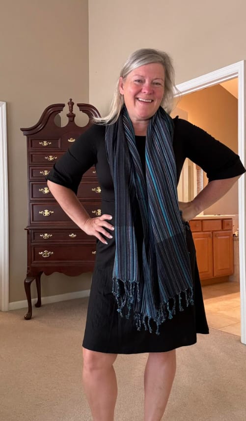 Customer photo review of NEW! Organic Cotton Turkish Towel Multi