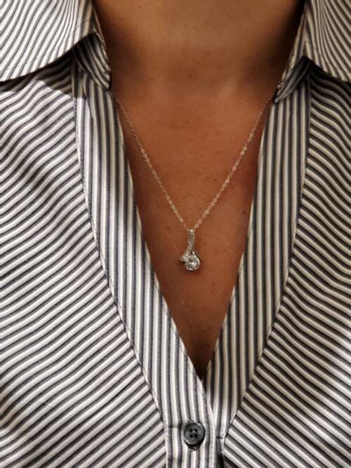 Customer photo review of Apology Gift For Her - I Take Full Responsibility - Alluring Beauty Necklace