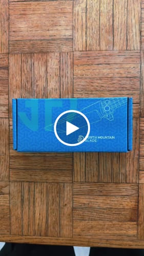 Customer video review of North Mountain Blade Chop 2 SAN MAI Tanto Button Lock Pocket Knife