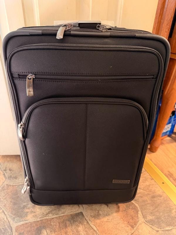Customer photo review of Flight Essentials Softside Carry-On, Black