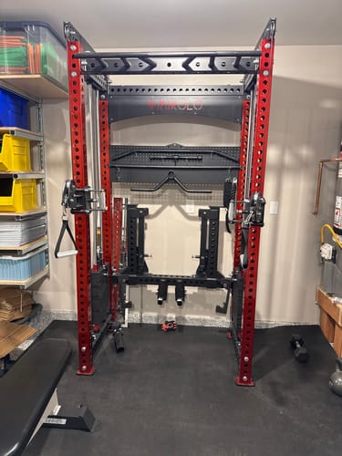 Customer photo review of ANUBIS™-2.0 Elite Half Rack Functional Trainer With Dual Weight Stacks