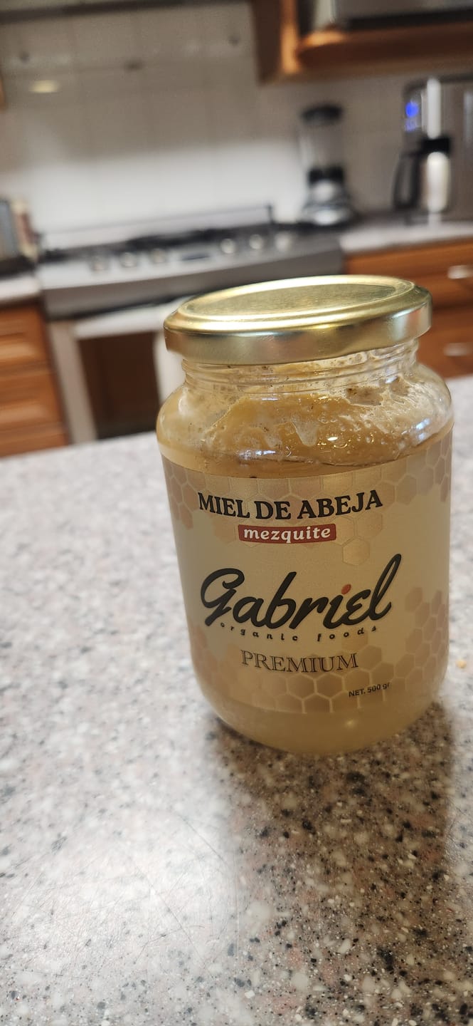 Customer photo review of Miel de Abeja 100% Pura de Flor de Mezquite (500 g)