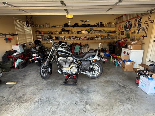 Customer photo review of H-D® FXR Left Side Solo Bag - FXRL01