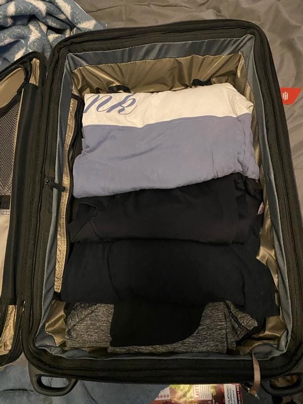 Customer photo review of Flight Essentials Softside Carry-On, Black