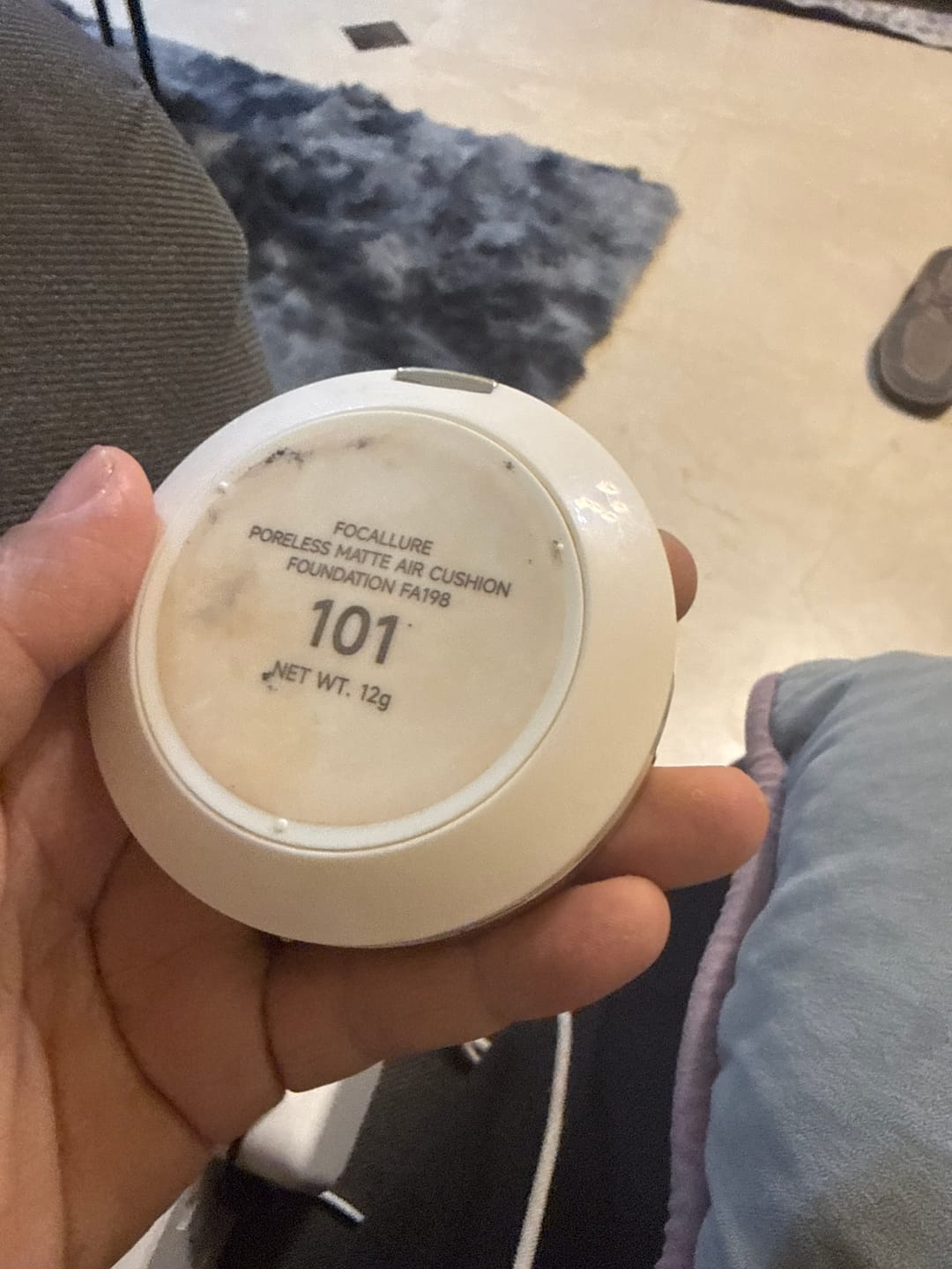 Customer photo review of Matte Air Cushion Foundation