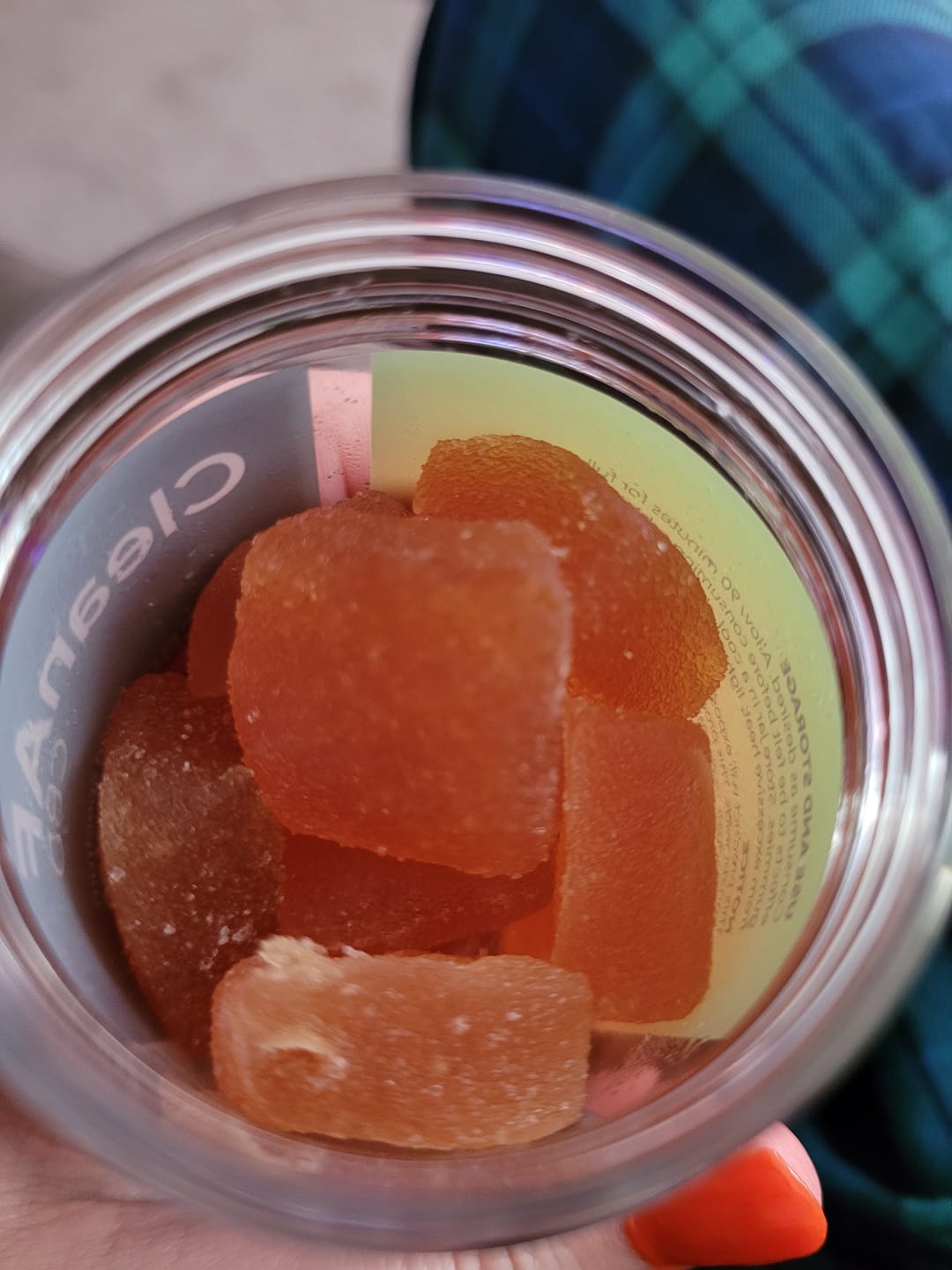 Customer photo review of Mango CBD Sleep Gummies