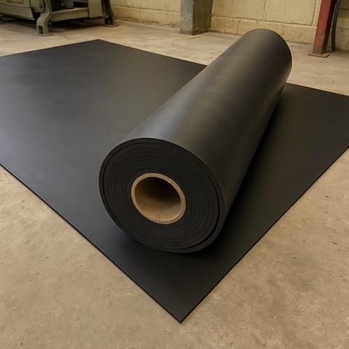 Customer photo review of Industrial Grade Rubber Sheet 1.5mm to 25mm Thick Heavy Duty, Abrasion-Resistant, Custom Cut Lengths 1.4m Wide Rolls, Ideal for Tough Applications