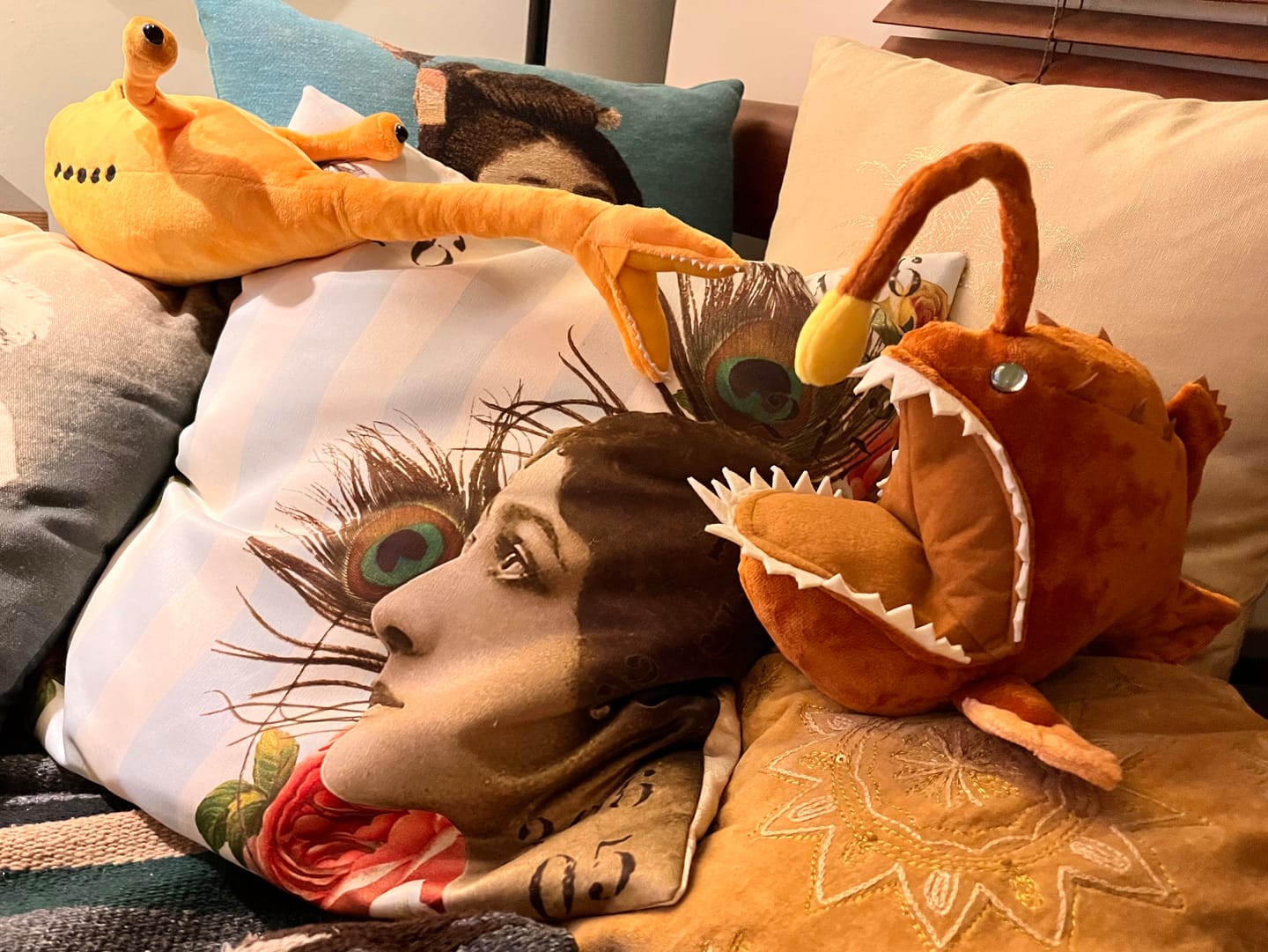 Customer photo review of Anglerfish Soft Stuffed Plush Toy