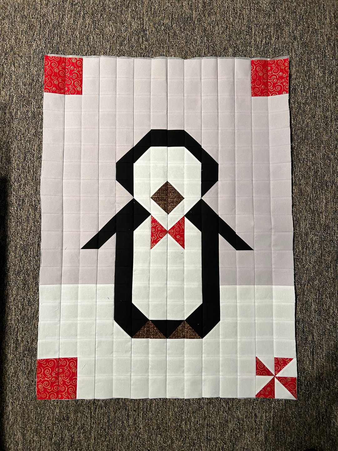 Customer photo review of Bosal Quilter's 2-1/2in Grid Fusible Interfacing