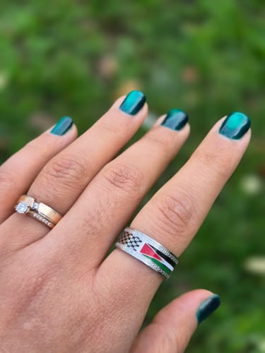 Customer photo review of Palestine Heritage Ring