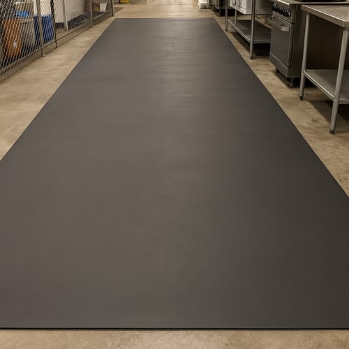 Customer photo review of 6mm Rubber Sheet Matting Durable, Slip-Resistant, Easy to Clean for Commercial & Industrial Use Versatile Flooring Solution - Linear Metre
