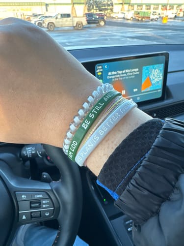 Customer photo review of Christian Rubber Bracelet Packs
