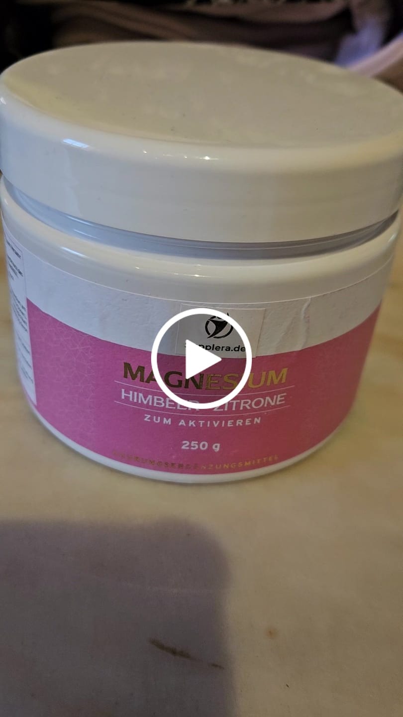 Customer video review of Ionisches Magnesium **Himbeer-Zitrone** 250g Dose