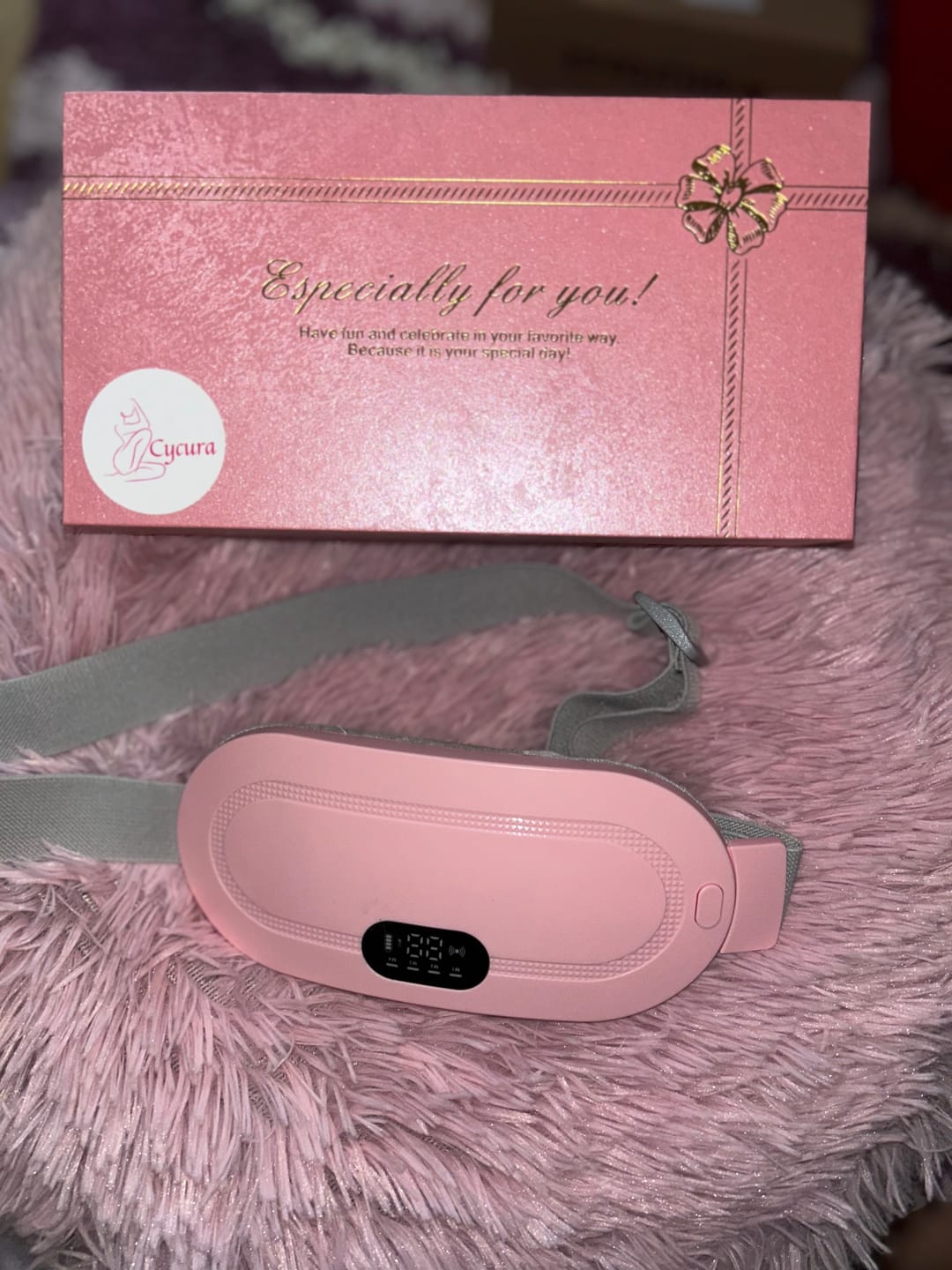 Customer photo review of Cycura® - Melegterápiás Relaxációs Öv