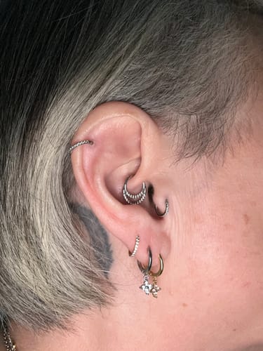 Customer photo review of Lucky Charm White/Silver